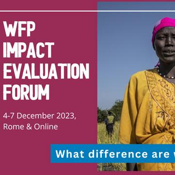 WFP Impact Evaluation Forum
