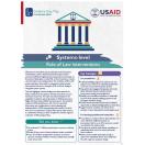 Systems-level rule of law interventions: a practitioner brief