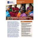 Understanding the current and potential role of self-help group federations