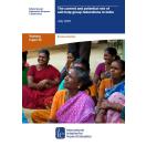 The current and potential role of self-help group federations in India 